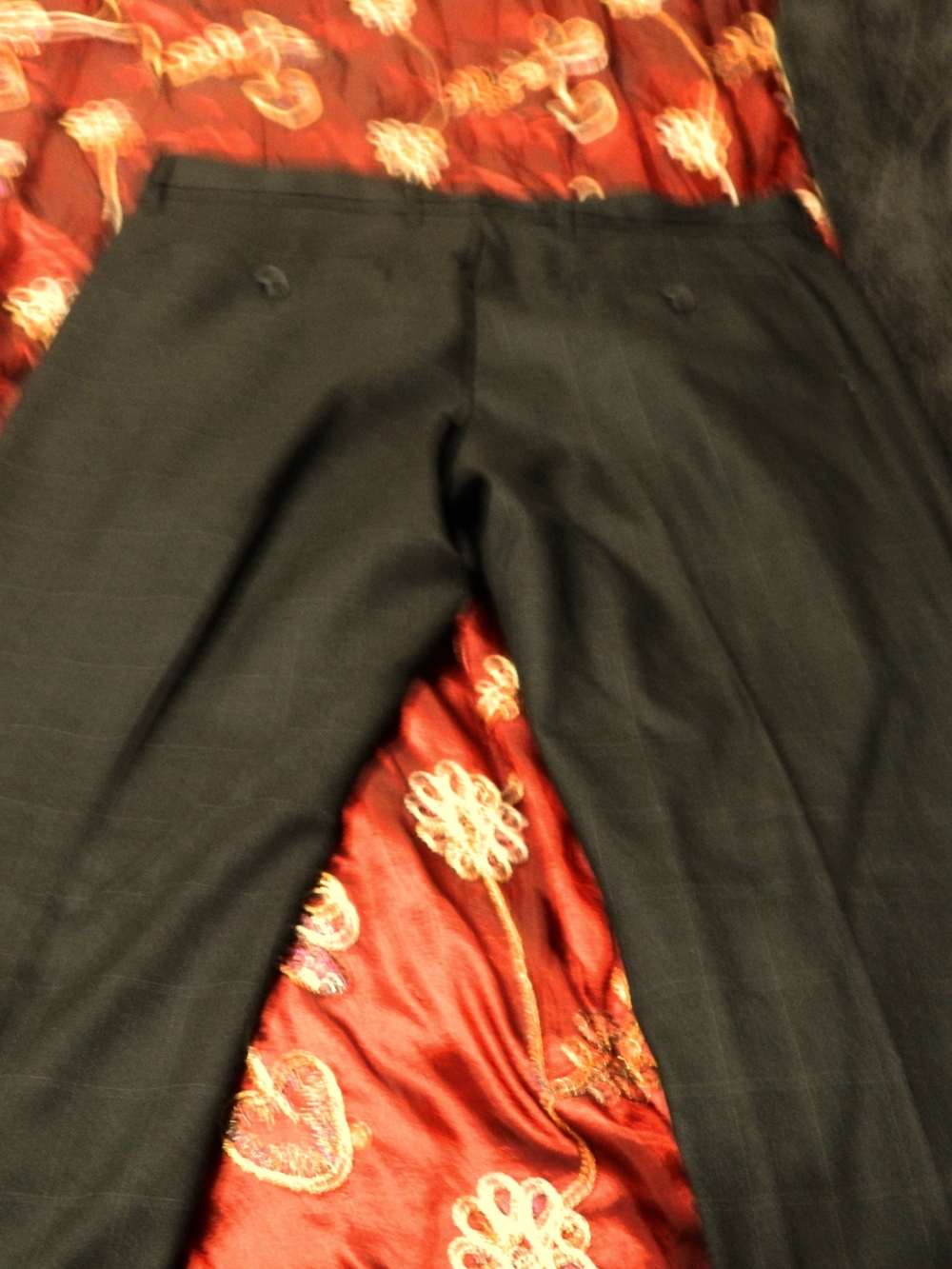 Perry Ellis Black Men's Dress Pants